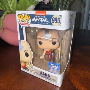 Avatar Funko Pop Aang Hollywood Exclusive Metalic Limited Edition Nickelodeon